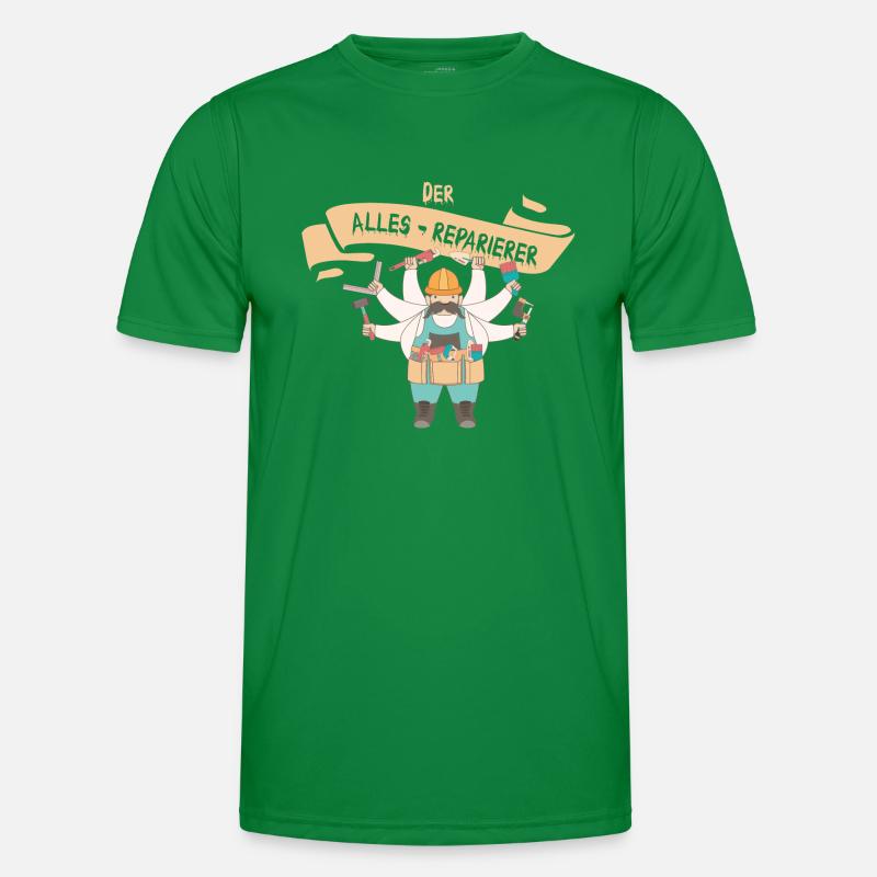 Echte Heimwerker können alles - tolles Geschenk Männer Funktions-T-Shirt