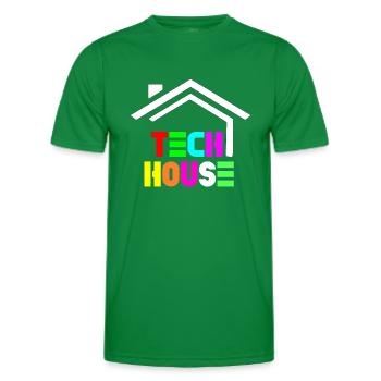 maison de technologie - T-shirt sport Homme - vert - Devant - AI Model Male 178 dark (178cm)
