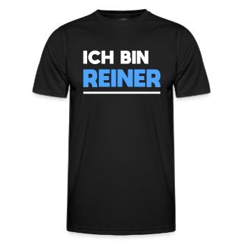 Reiner Name Spruch für stolze Reiner - Männer Funktions-T-Shirt - Schwarz - Vorne - AI Model Male 178 dark (178cm)