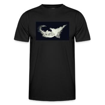 Nocturnal/Lost [Third] - Men's Functional T-Shirt - black - Front - AI Model Male 178 dark (178cm)