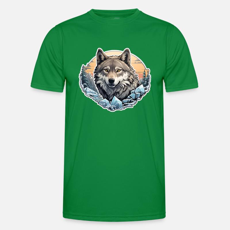 Permafrost Wolf Men's Functional T-Shirt