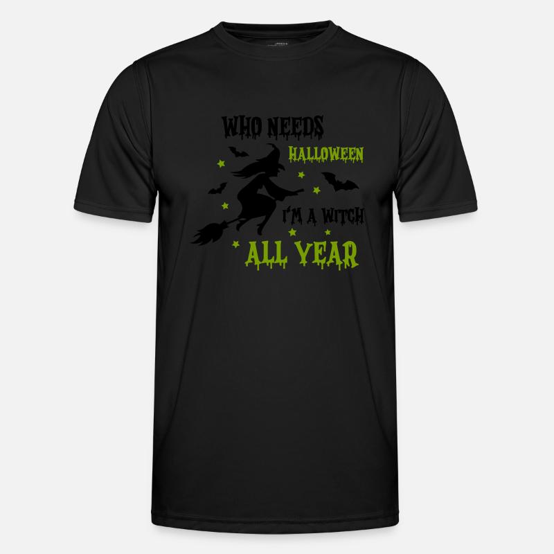 witch all year Männer Funktions-T-Shirt
