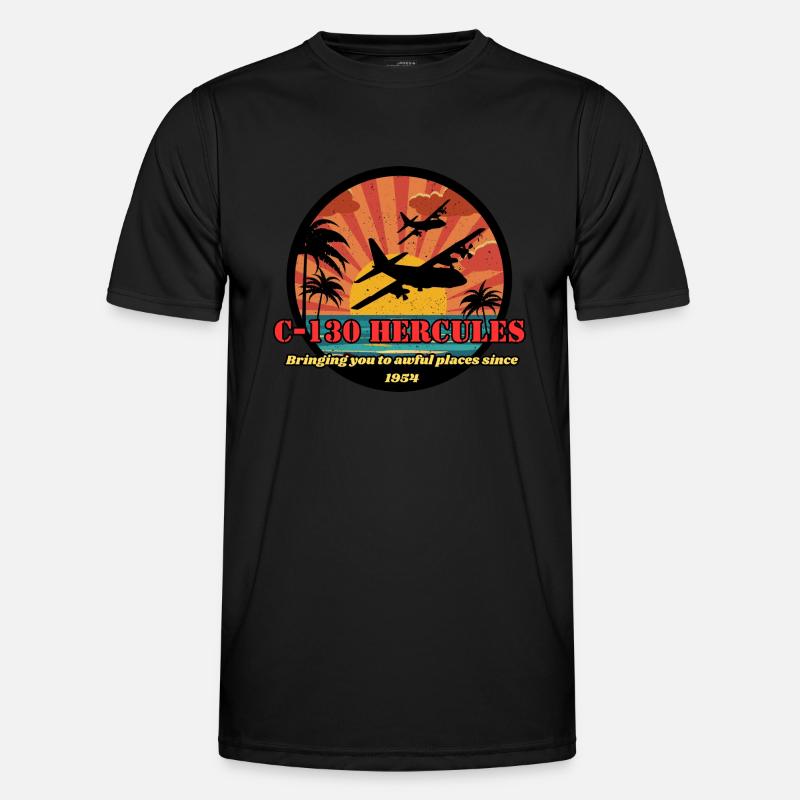 Lockheed C-130 Hercules Vous amène à l’affreux T-shirt sport Homme