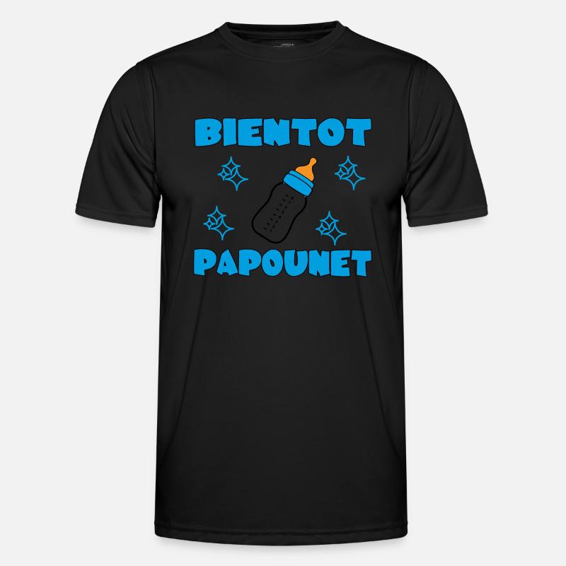 SOON DADDY - Men's Functional T-Shirt - black