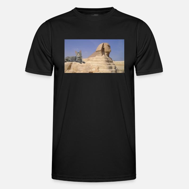 Cat and Sphinx Men's Functional T-Shirt