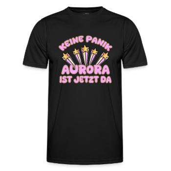 Frauenname Aurora - Männer Funktions-T-Shirt - Schwarz - Vorne - AI Model Male 178 dark (178cm)