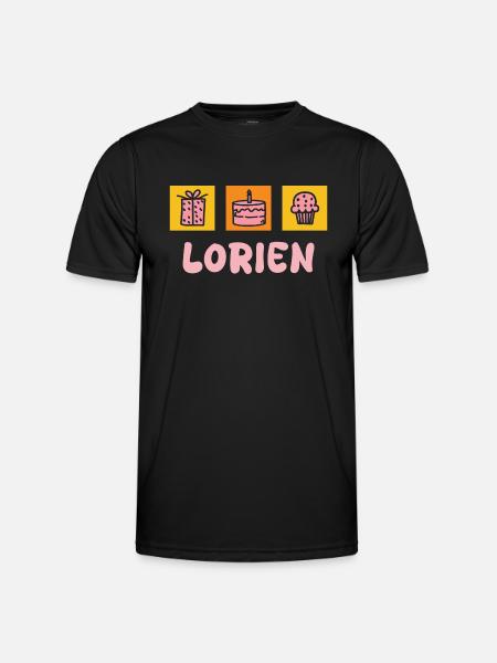 Lorien comme prénom - T-shirt sport Homme - noir
