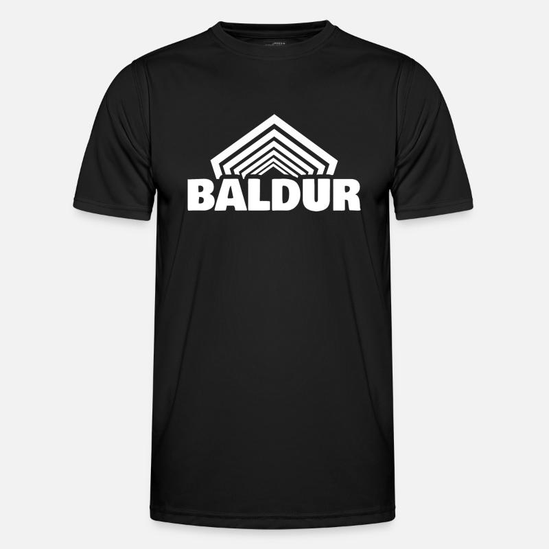 First name Baldur - Men's Functional T-Shirt - black
