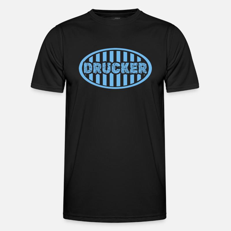 Gift for Printer - Men's Functional T-Shirt - black