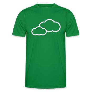 Cloud - Men's Functional T-Shirt - kelly green - Front - AI Model Male 178 dark (178cm)
