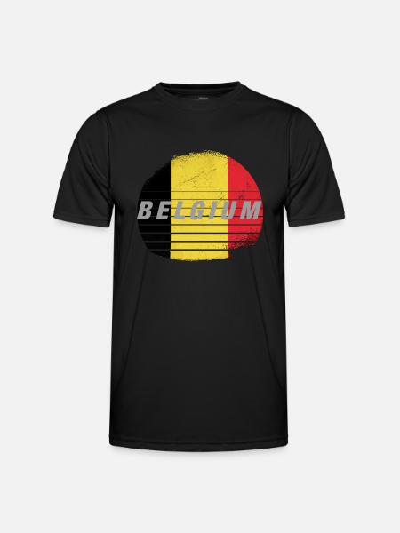 Belgium, Belgium - Men's Functional T-Shirt - black