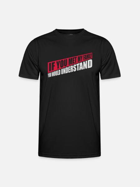 vous comprendriez citation - T-shirt sport Homme - noir