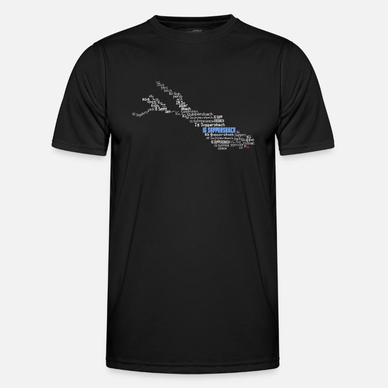 IGS ws bl - Männer Funktions-T-Shirt - Schwarz