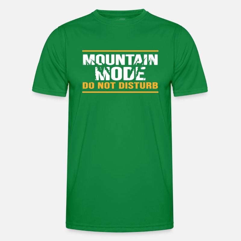 Bergsteiger Seilschaft Klettern "Mountain-mode" Männer Funktions-T-Shirt