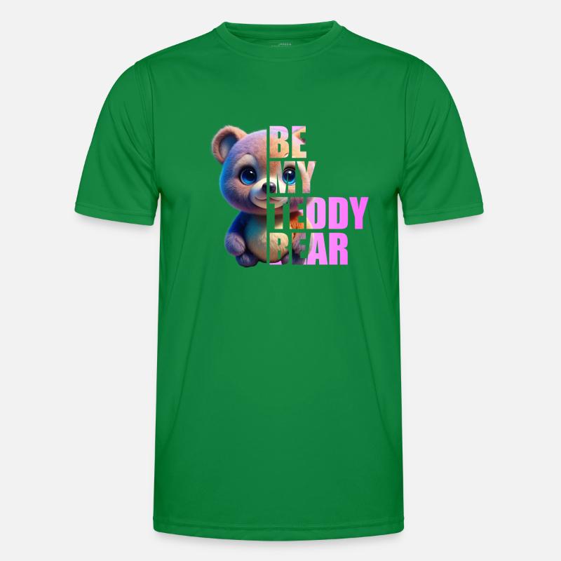 Be my Teddy Bear Design Männer Funktions-T-Shirt