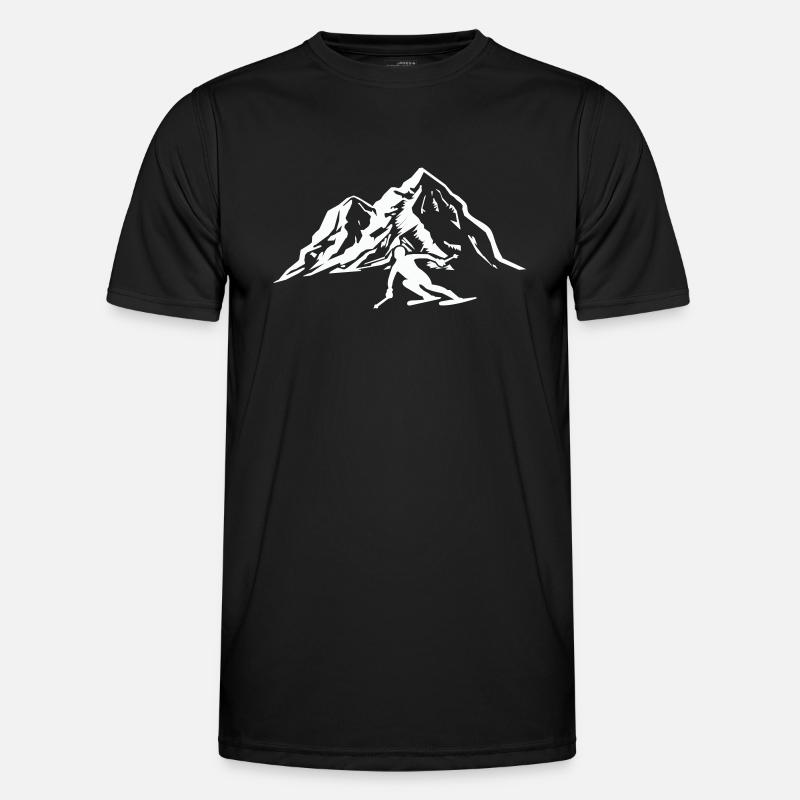 Ski Mountains 1 - Men's Functional T-Shirt - black