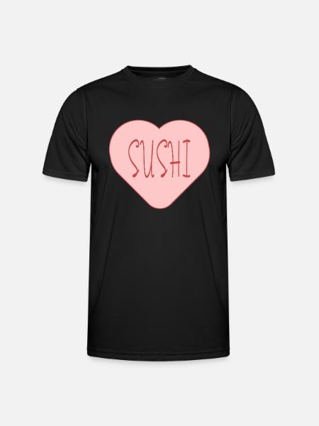 Sushi love sushi time - Men's Functional T-Shirt - black