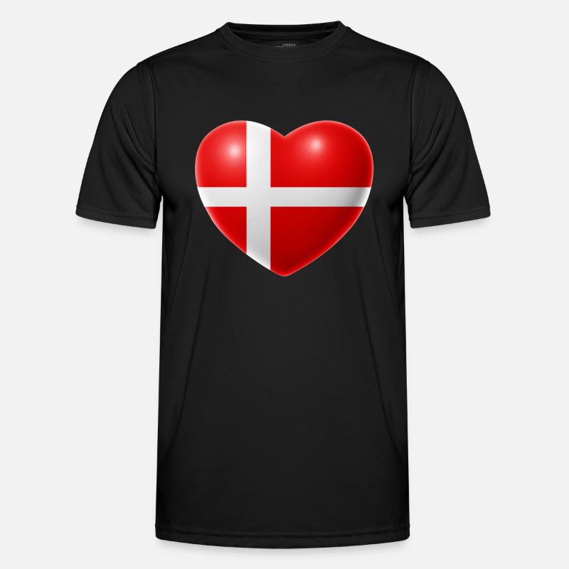 Herz (Denmark / Danmark) Men's Functional T-Shirt