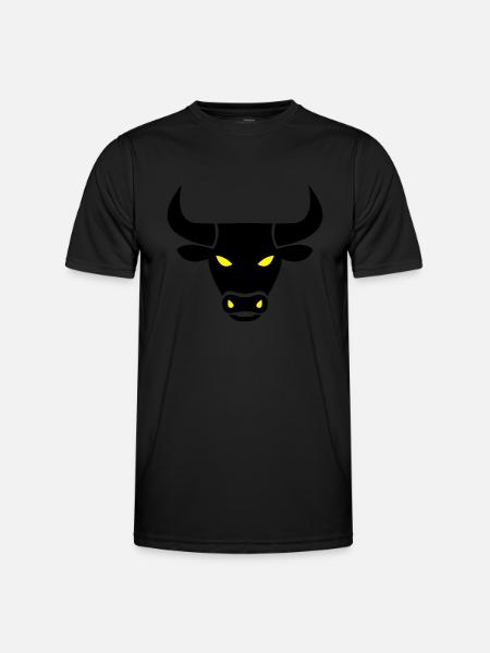 stier_002 - Men's Functional T-Shirt - black