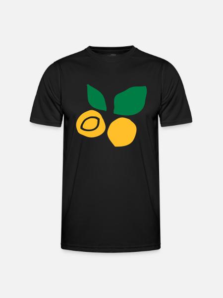 Apricot fruit c2 - Men's Functional T-Shirt - black
