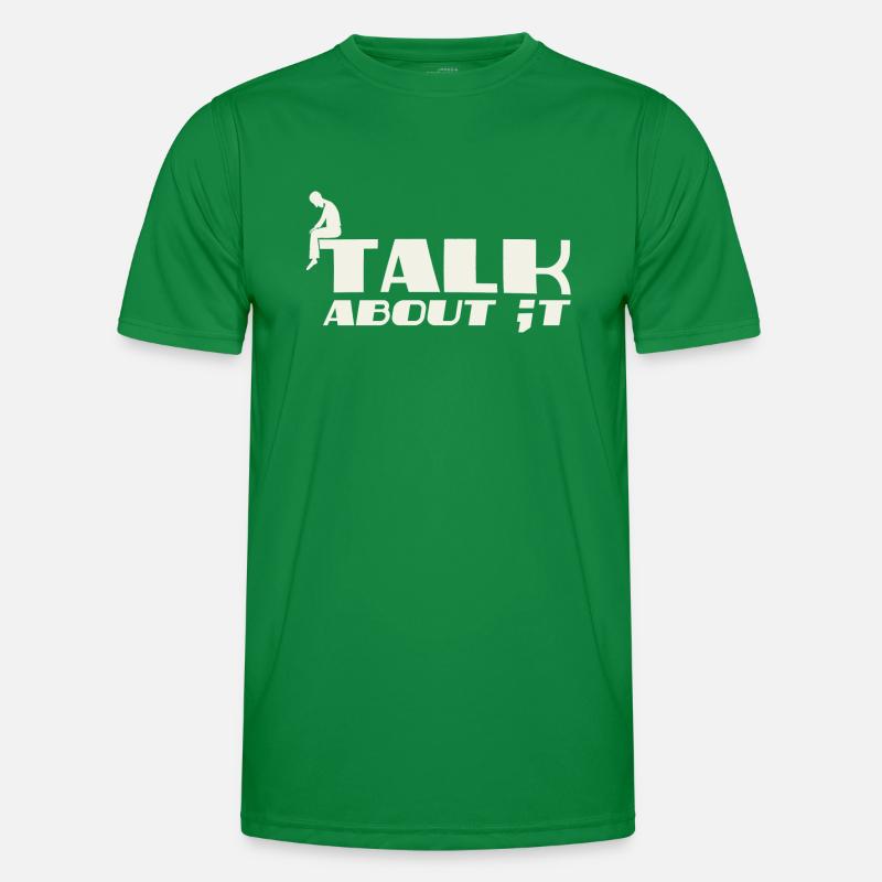 Talk about it Men's Functional T-Shirt