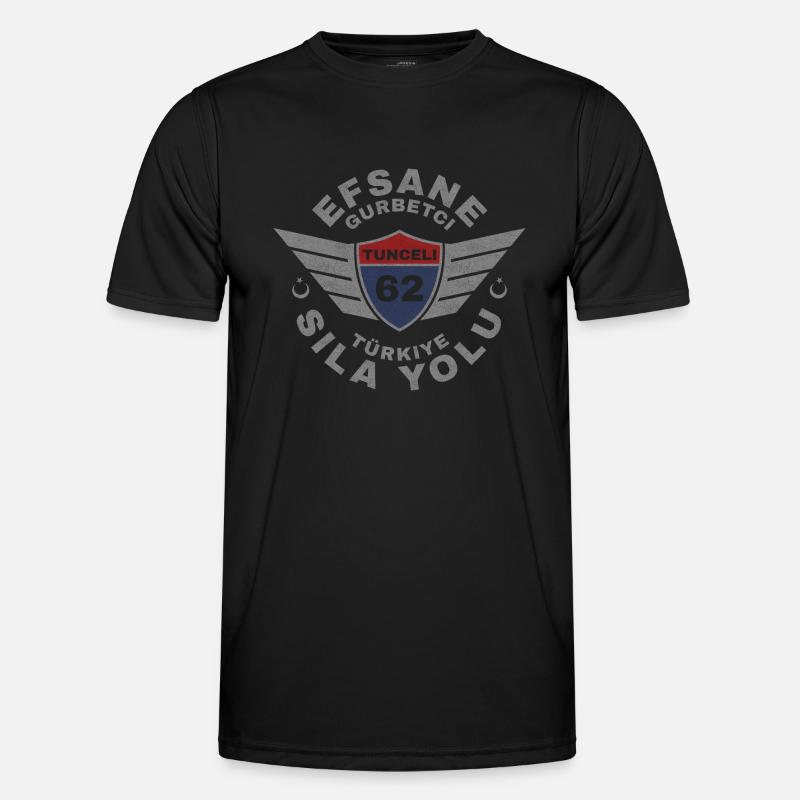Tunceli - Men's Functional T-Shirt - black