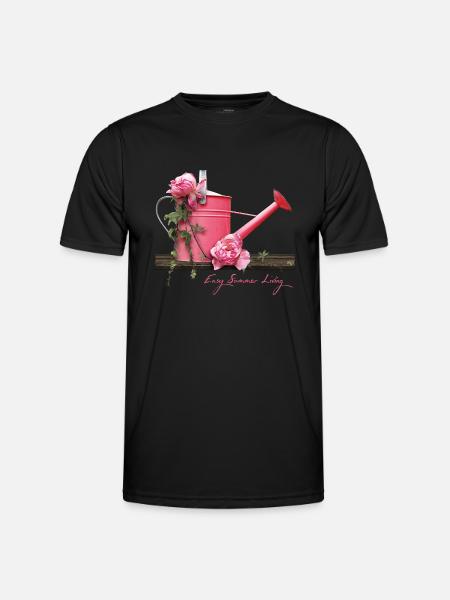 Easy Summer Living - Männer Funktions-T-Shirt - Schwarz