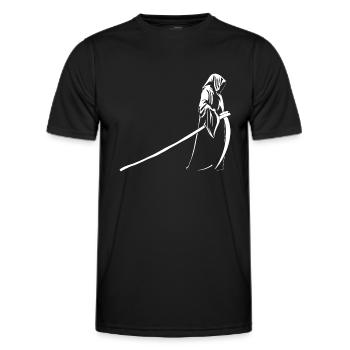The Grim Reaper - Men's Functional T-Shirt - black - Front - AI Model Male 178 dark (178cm)