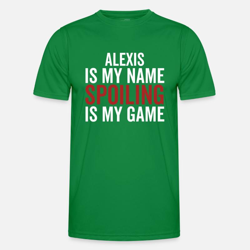 Alexis est mon nom Spoiling est mon jeu T-shirt sport Homme