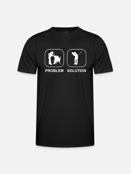 Citation Golf Ball Golf Club - T-shirt sport Homme - noir