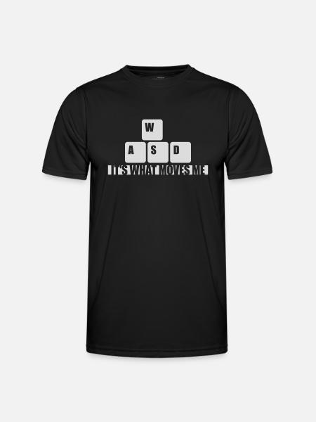 its what moves me - Men's Functional T-Shirt - black