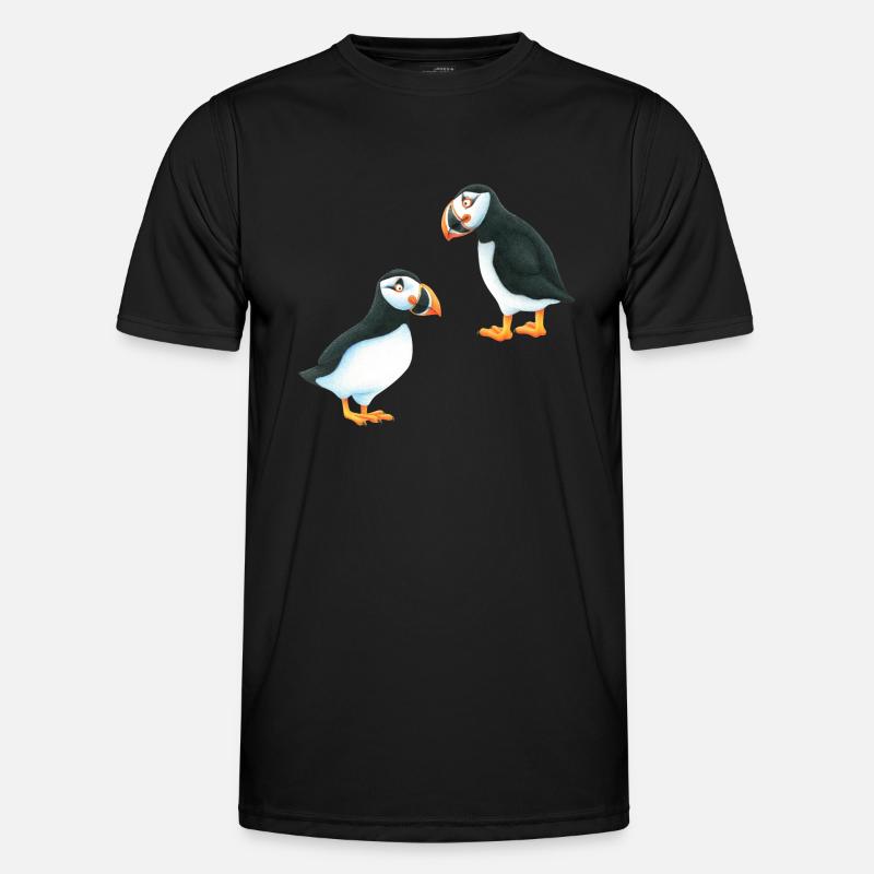 Puffin - Men's Functional T-Shirt - black