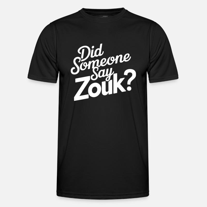 Zouk Dance Gift - Men's Functional T-Shirt - black