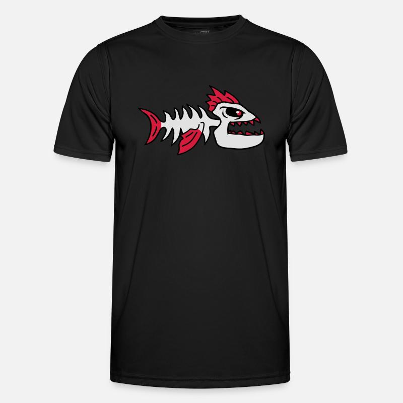 Fish Bone Punk Monster Men's Functional T-Shirt