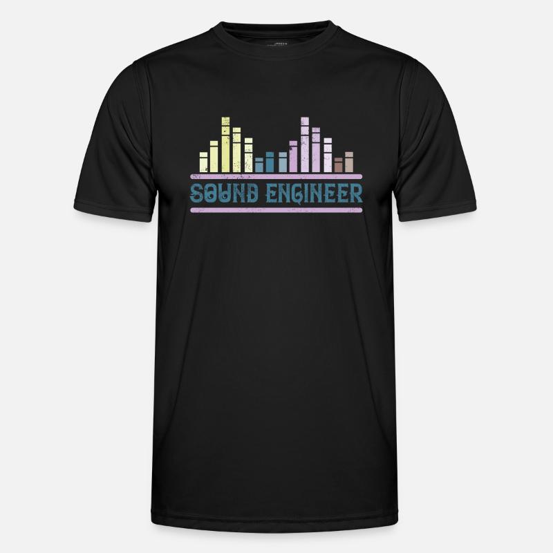 tontechniker - sound engineer Männer Funktions-T-Shirt