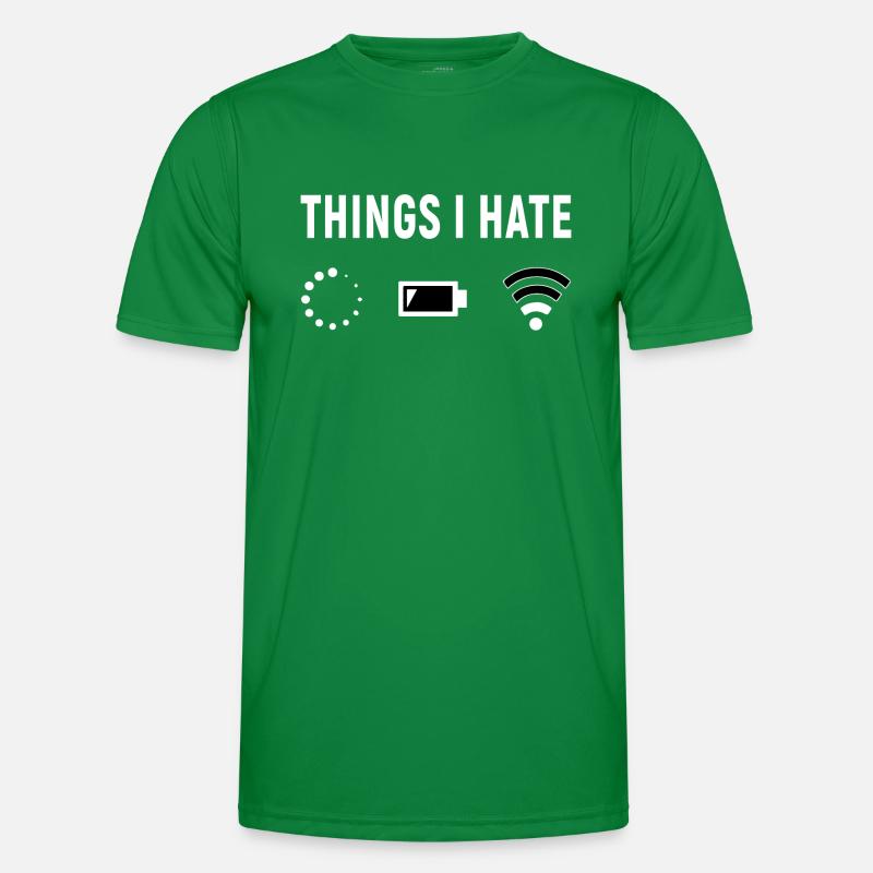 Things I Hate - Programmeur Computer Gamer T-shirt sport Homme