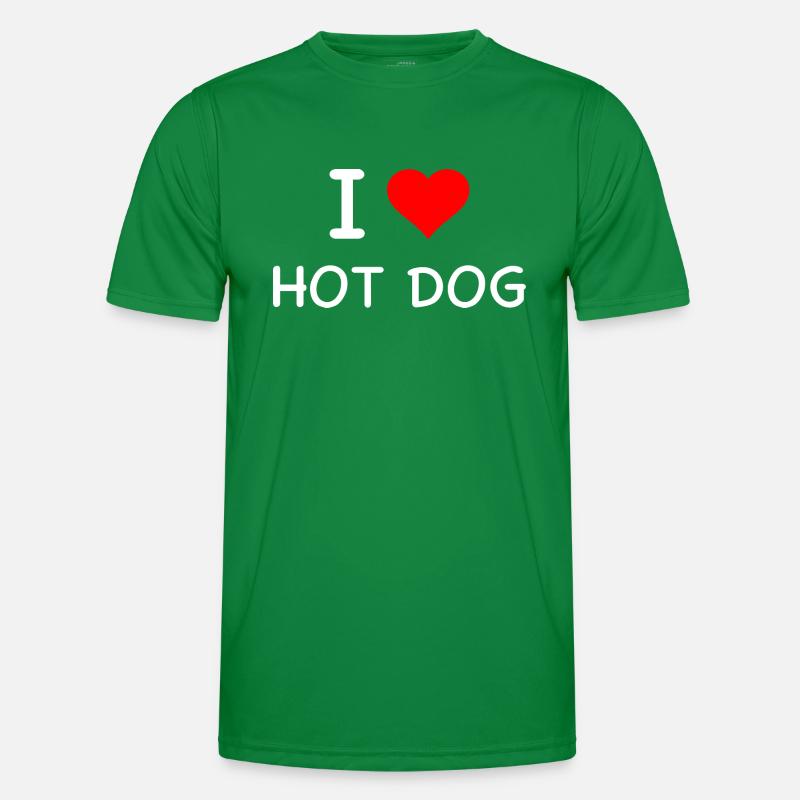 Hot Dog Männer Funktions-T-Shirt