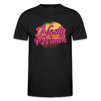 Ermächtigung Gleichberechtigung der Geschlechter F - Männer Funktions-T-Shirt - Schwarz - Vorne - AI Model Male 178 dark (178cm)