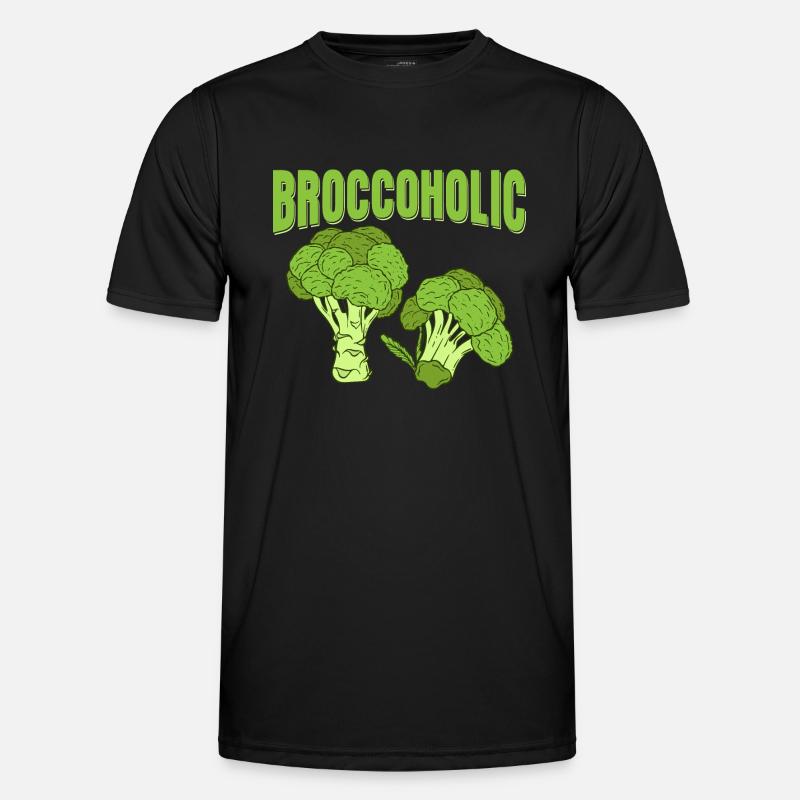 Broccoholic Broccoli Vegetable Männer Funktions-T-Shirt