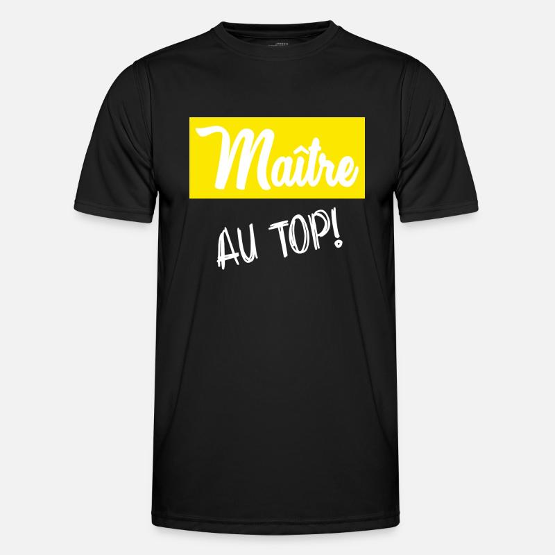 MASTER. MASTER. HUMOR - Men's Functional T-Shirt - black