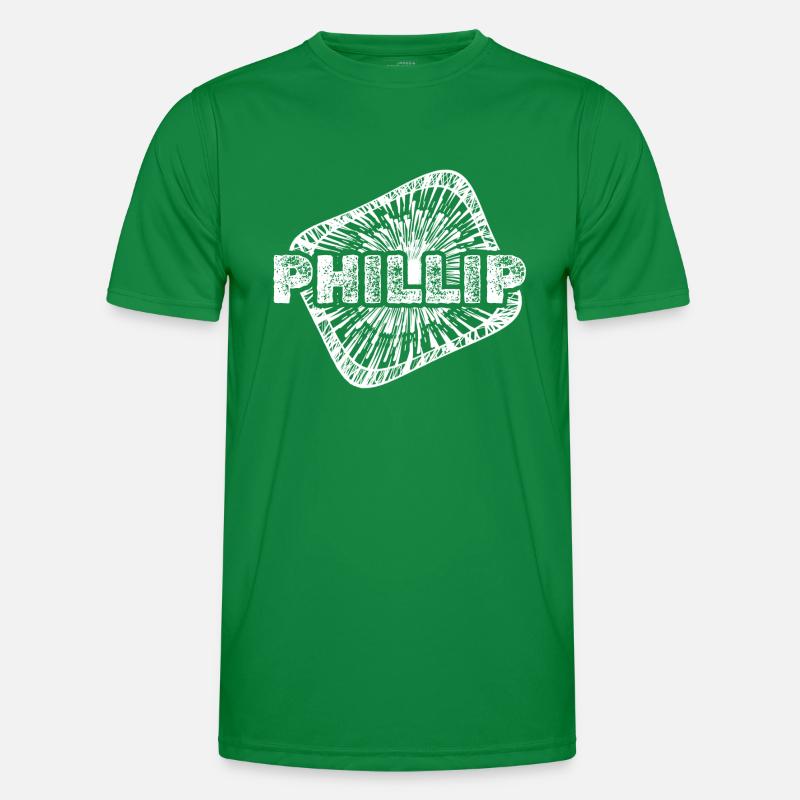 Phillip als Geburt Männer Funktions-T-Shirt