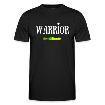 WARRIOR JDR ÉPÉE MAGIQUE - T-shirt sport Homme - noir - Devant - AI Model Male 178 dark (178cm)
