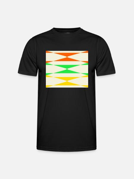 Farbecke - Männer Funktions-T-Shirt - Schwarz