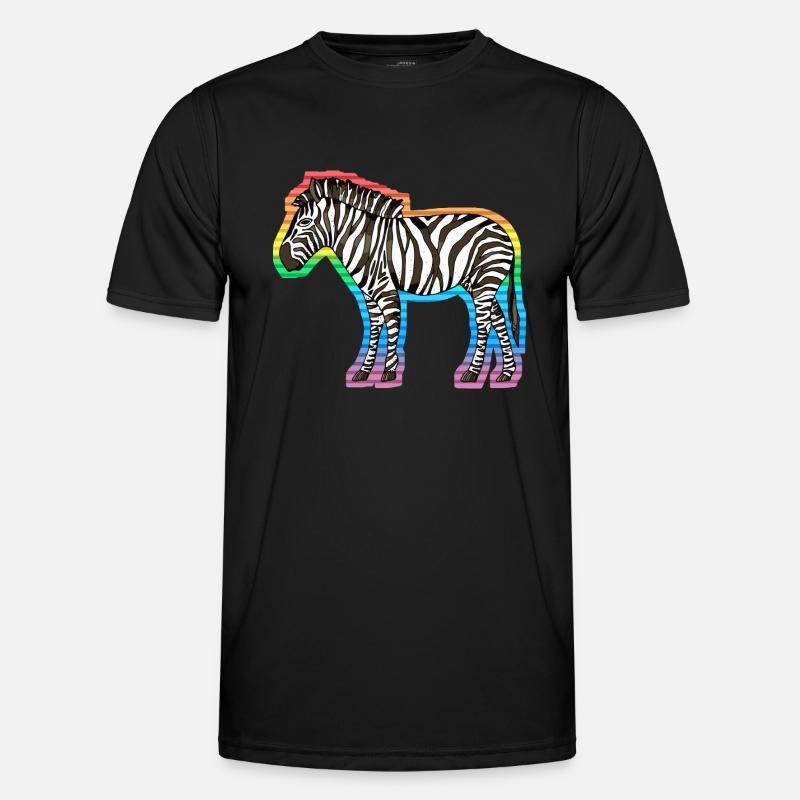 Zebra - Men's Functional T-Shirt - black