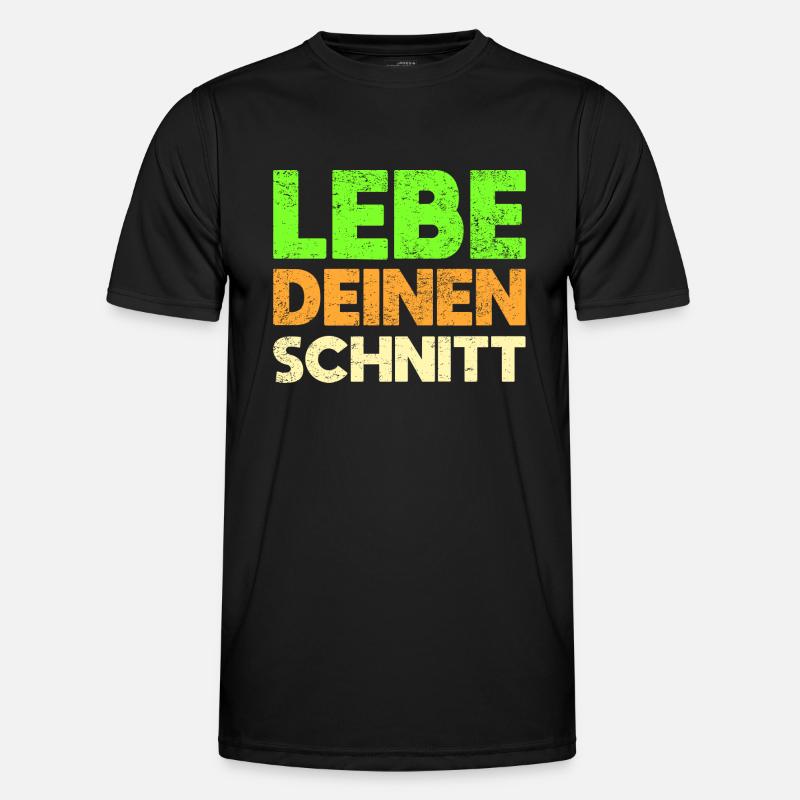 Lebe Deinen Schnitt Männer Funktions-T-Shirt