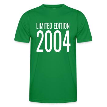 20. Geburtstag Geschenkidee 2004 - Männer Funktions-T-Shirt - Kelly Green - Vorne - AI Model Male 178 dark (178cm)