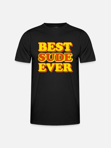 Sude first name, funny gift - Men's Functional T-Shirt - black