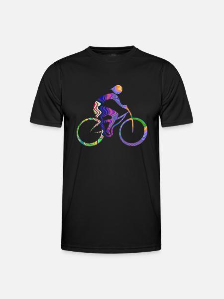 cyclist - Men's Functional T-Shirt - black