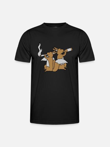 2 Party Squirrels - Men's Functional T-Shirt - black