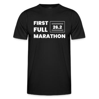 Fußball Soccer - Men's Functional T-Shirt - black - Front - AI Model Male 178 dark (178cm)